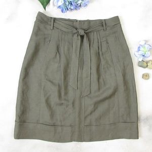 Darjoni Olive Green Cargo Skirt 8